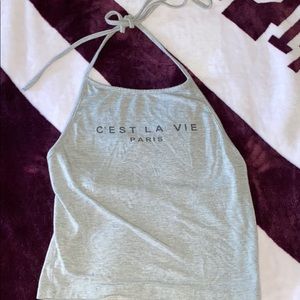 c’est la vie halter top